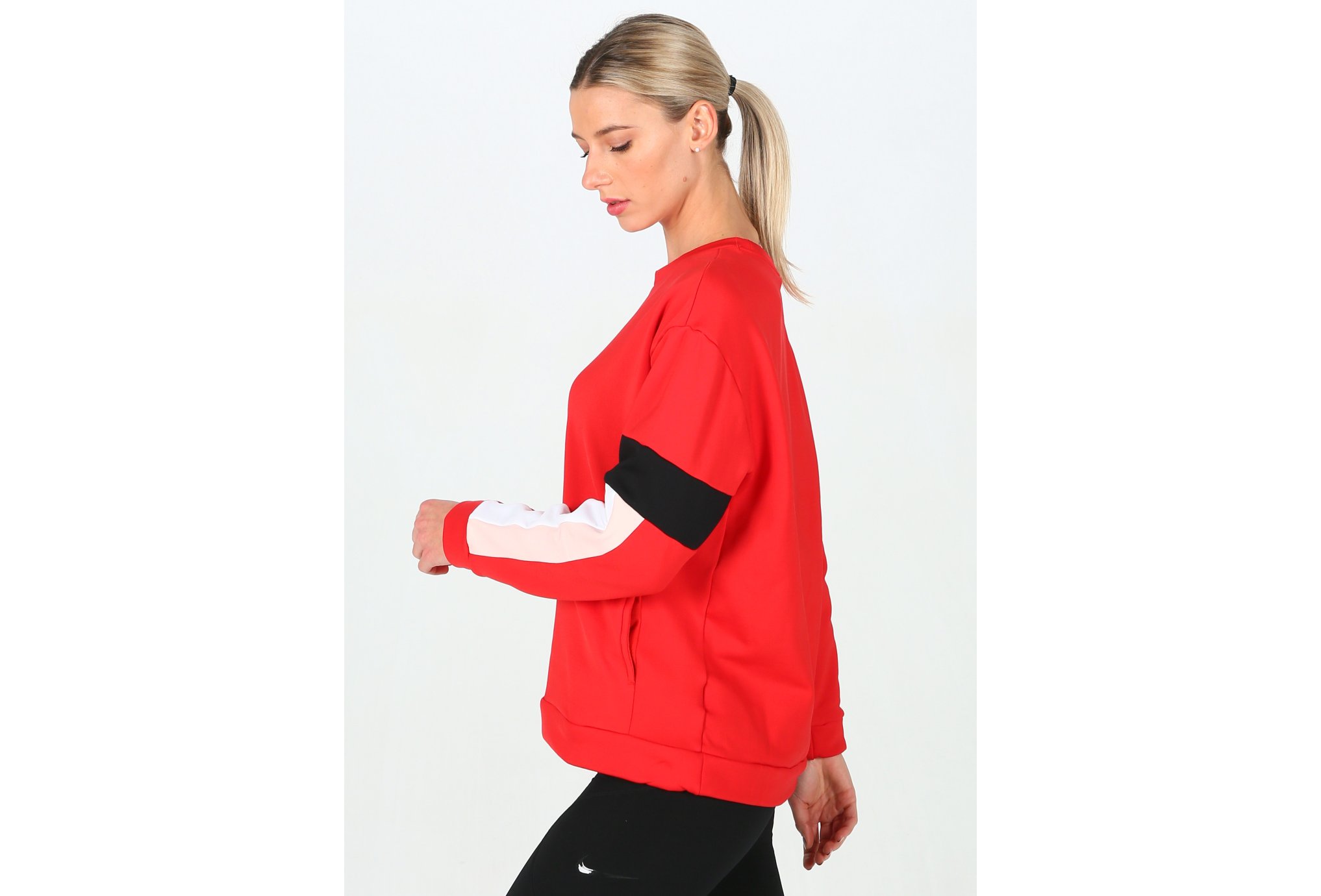 Nike Therma Colorblock Crew W Diététique Vêtements femme