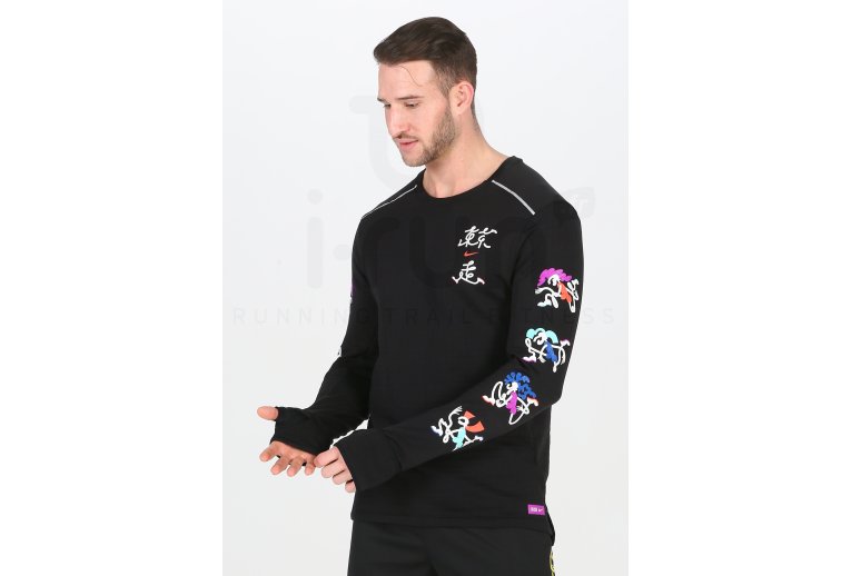 Nike camiseta manga larga Therma Sphere Element Tokyo