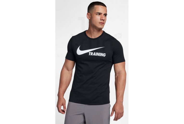 Barbero manguera Archivo Nike Camiseta manga corta Training Swoosh en promoción | Hombre Ropa  Crossfit / Training Nike