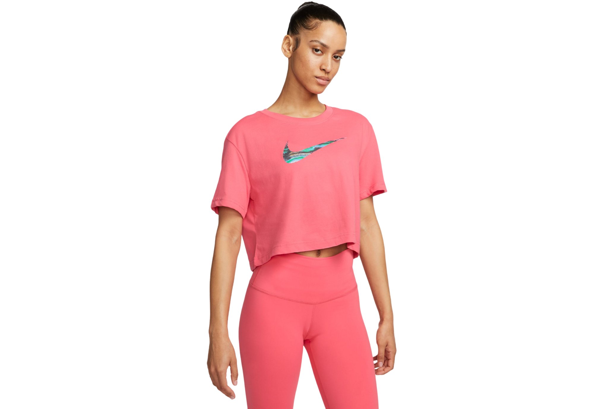 Nike Yoga Crop W vêtement running femme