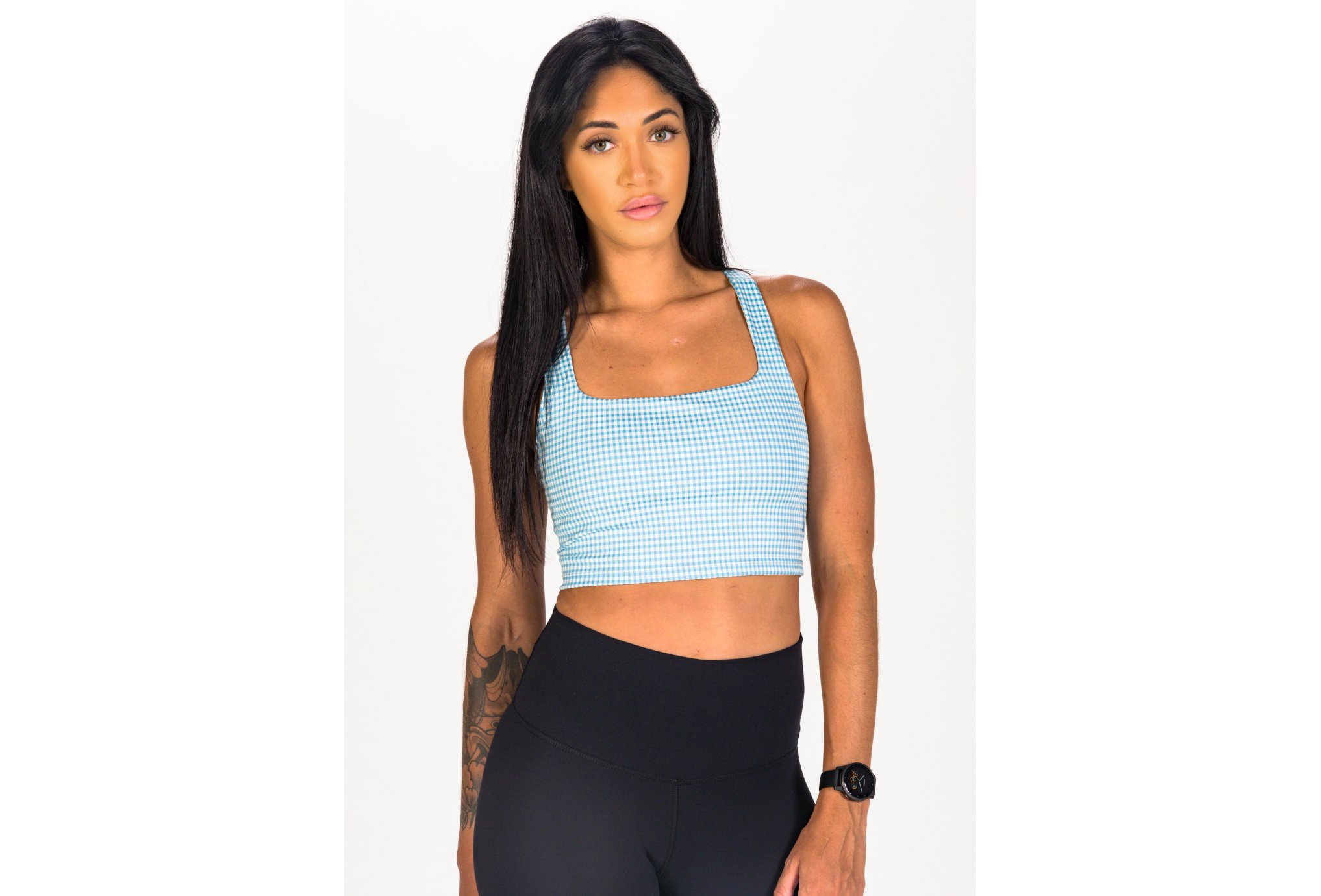 Nike Yoga Gingham vêtement running femme