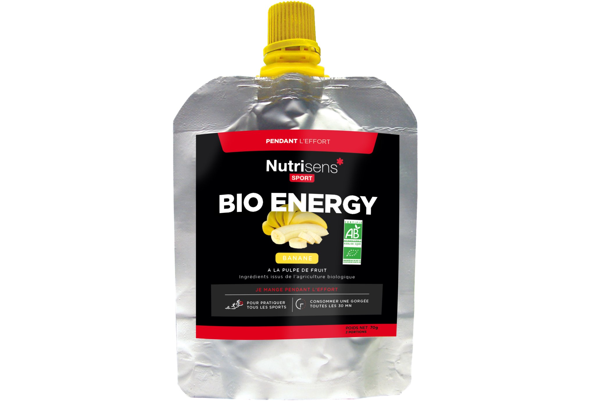Nutrisens Sport Gel Bio Energy - Banane Diététique Gels