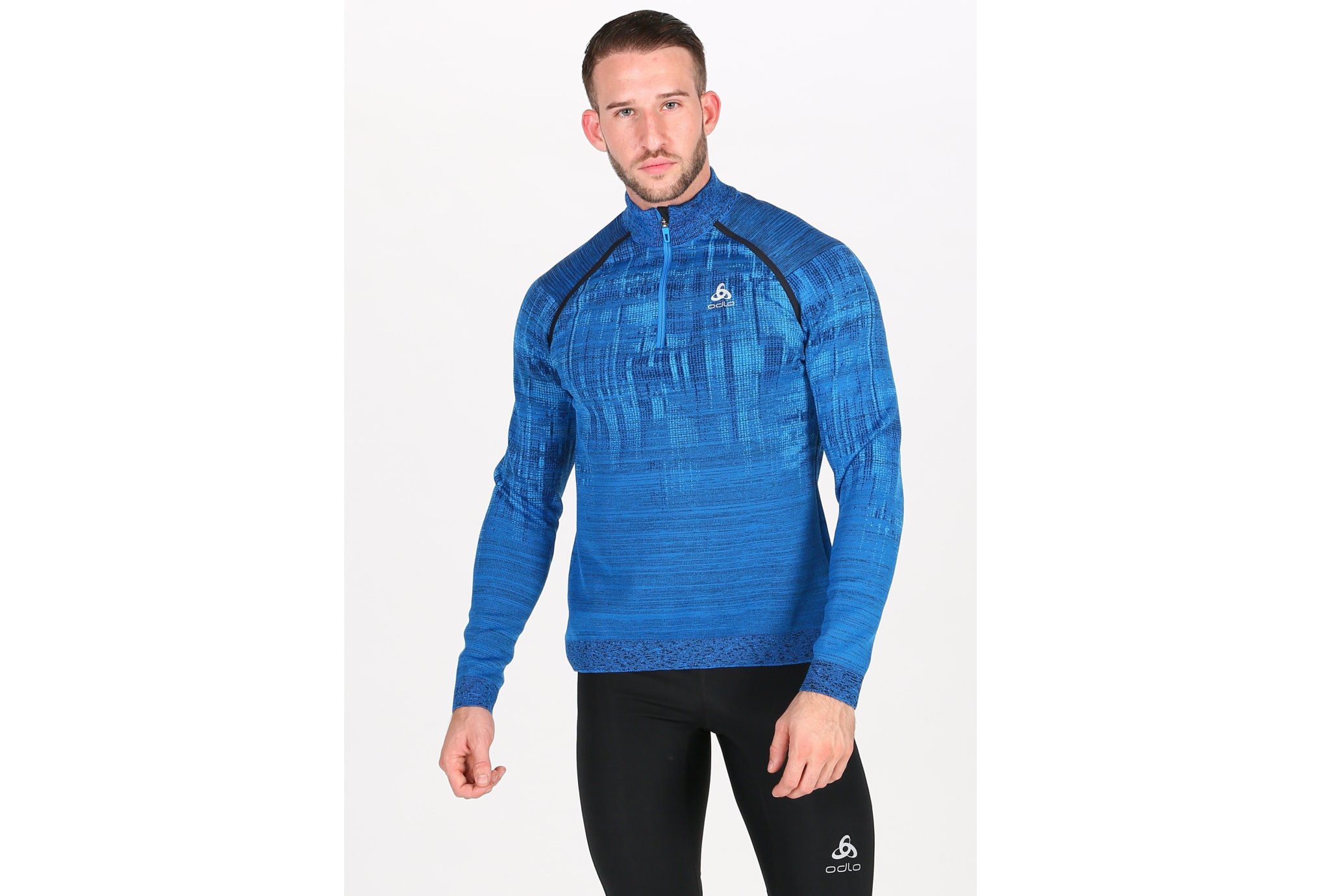 Odlo Blackcomb 1/2 Zip M vêtement running homme