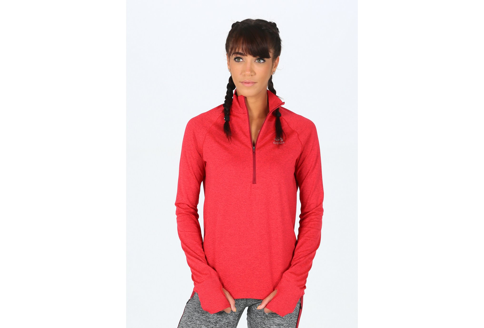 Odlo Irbis Warm 1/2 zip W vêtement running femme