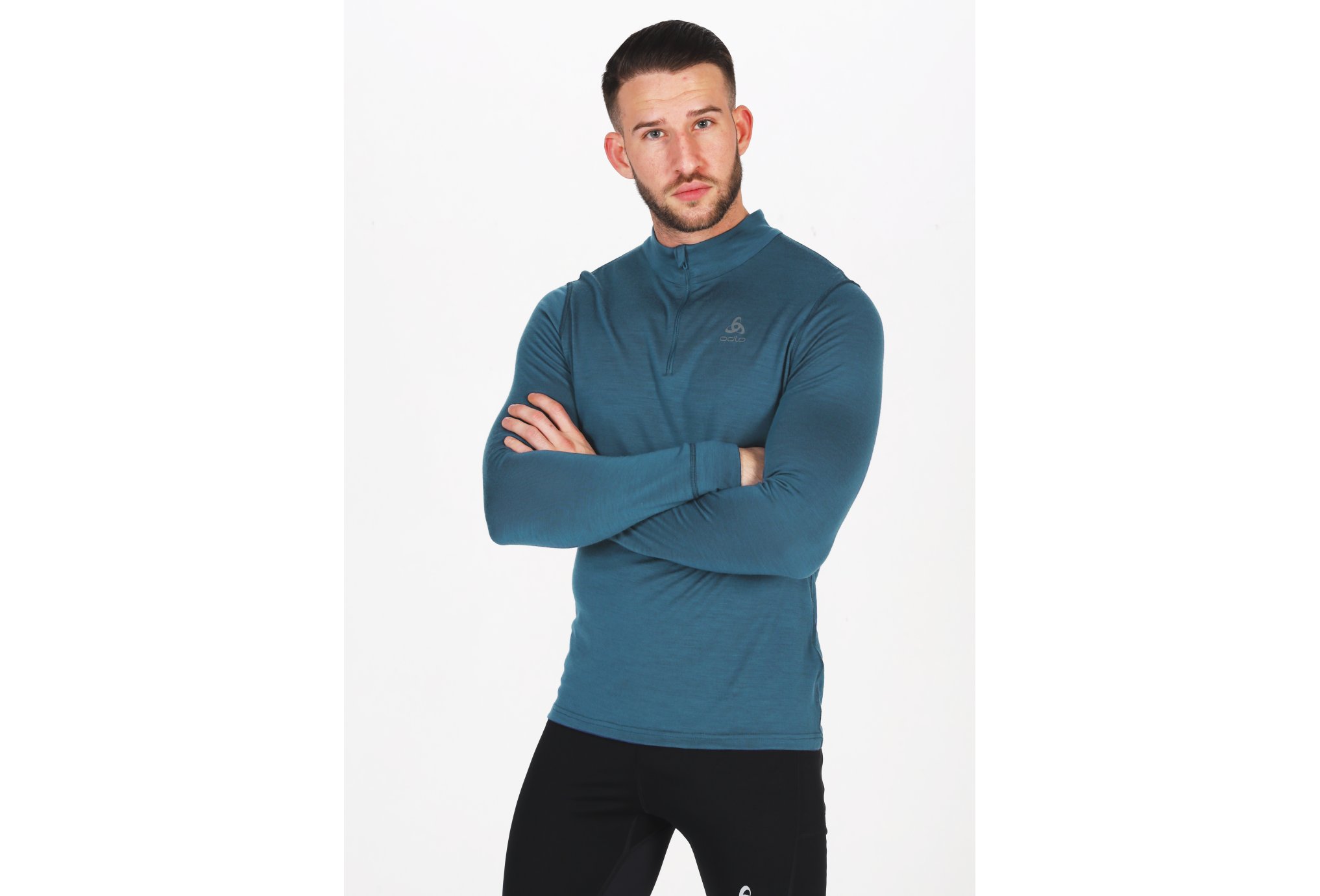 Odlo Natural 100% Merino 1/2 zip M Diététique Vêtements homme