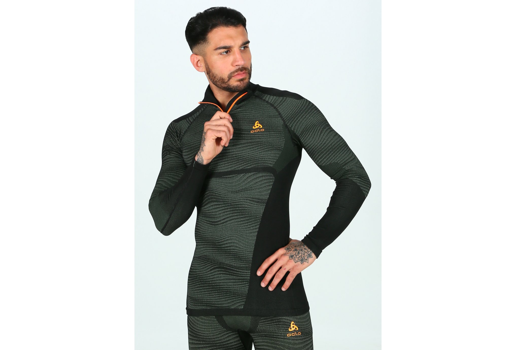 Odlo Performance Blackcomb 1/2 zip M vêtement running homme