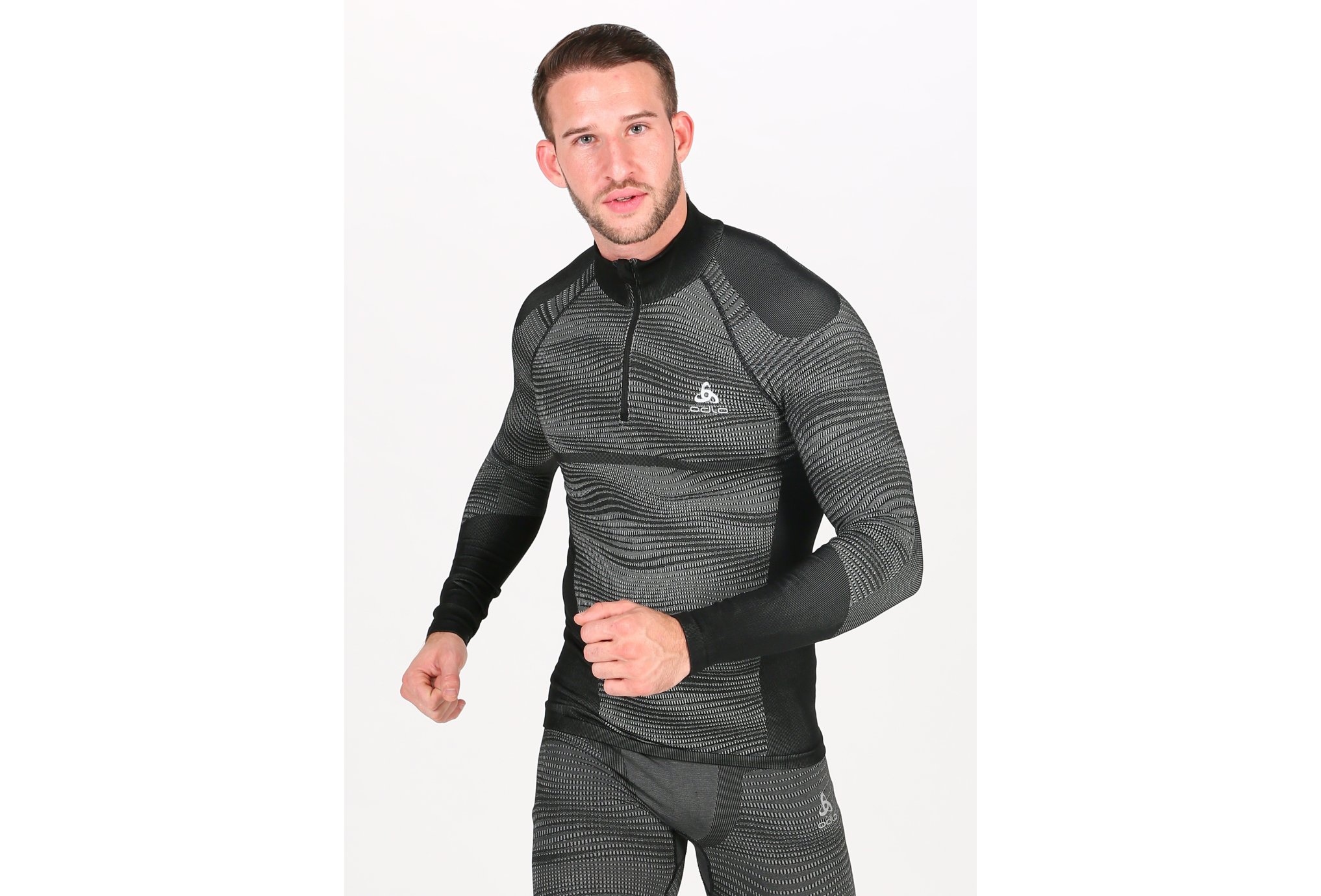 Odlo Performance Blackcomb 1/2 zip M vêtement running homme