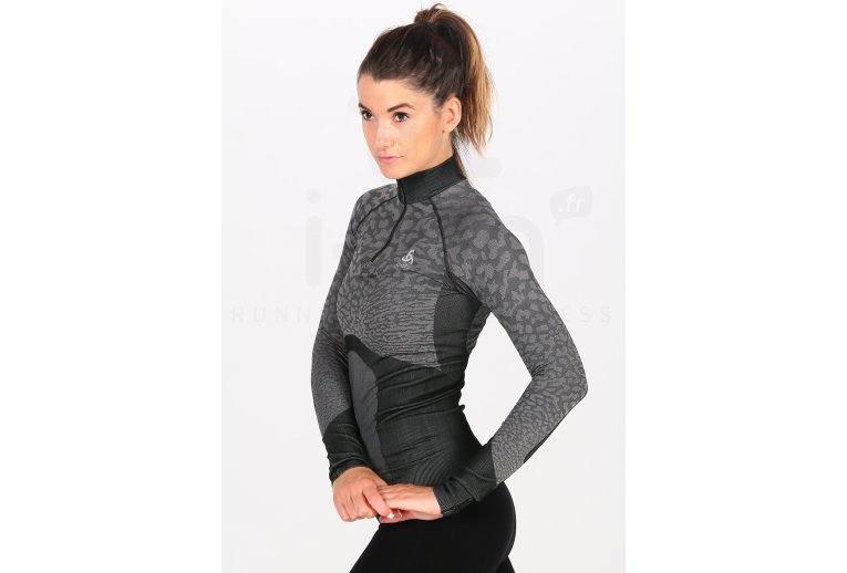 Odlo camiseta manga larga Performance Blackcomb 1/2 zip