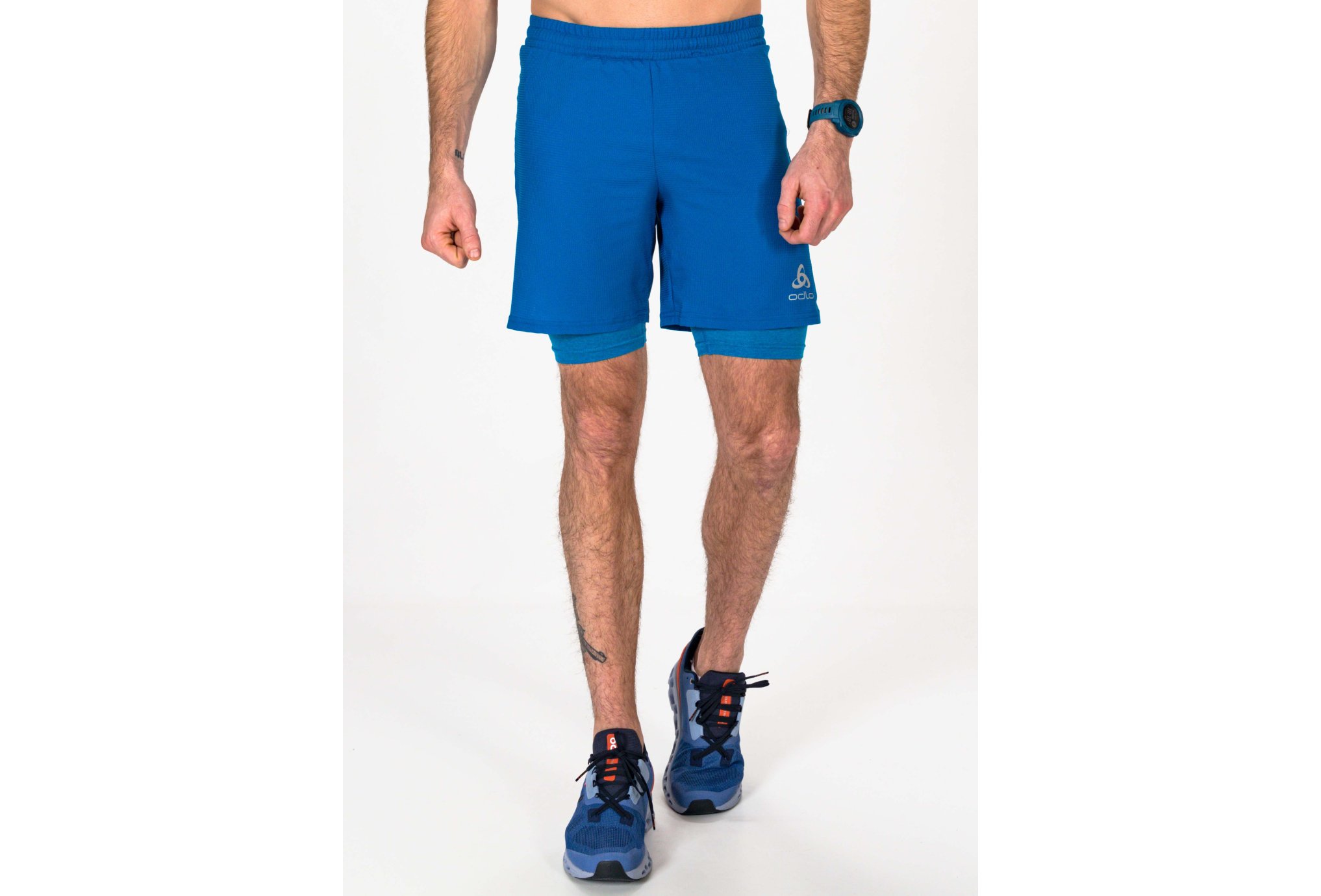 Odlo Run Easy 2 en 1 M Diététique Vêtements homme