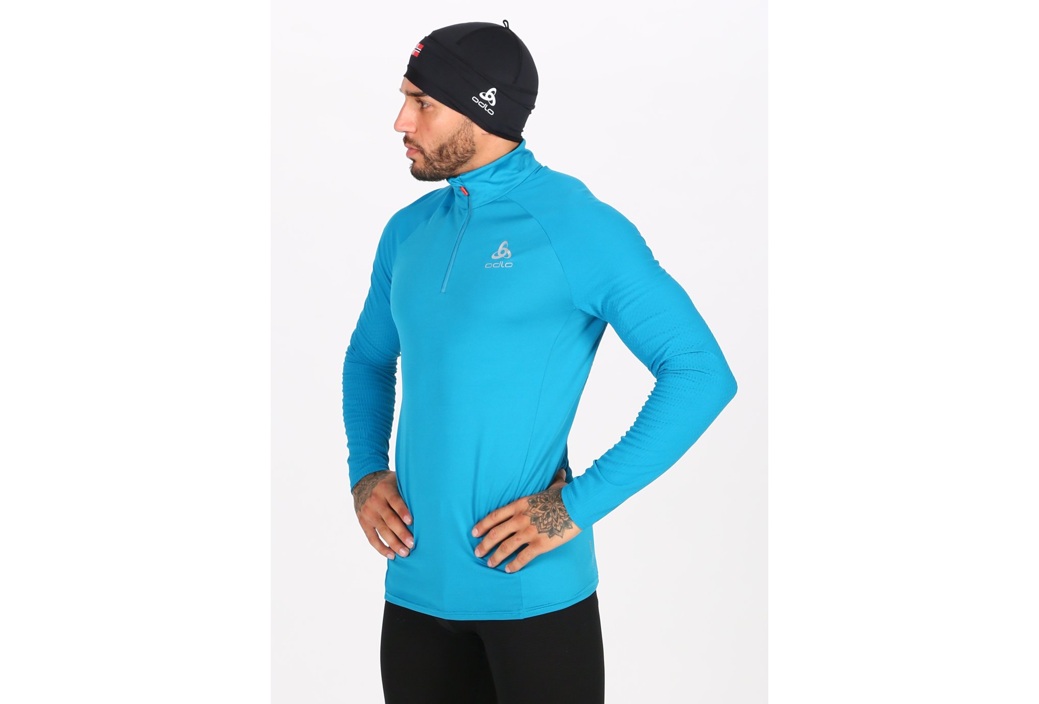 Odlo Zeroweight Ceramiwarm 1/2 zip M Diététique Vêtements homme