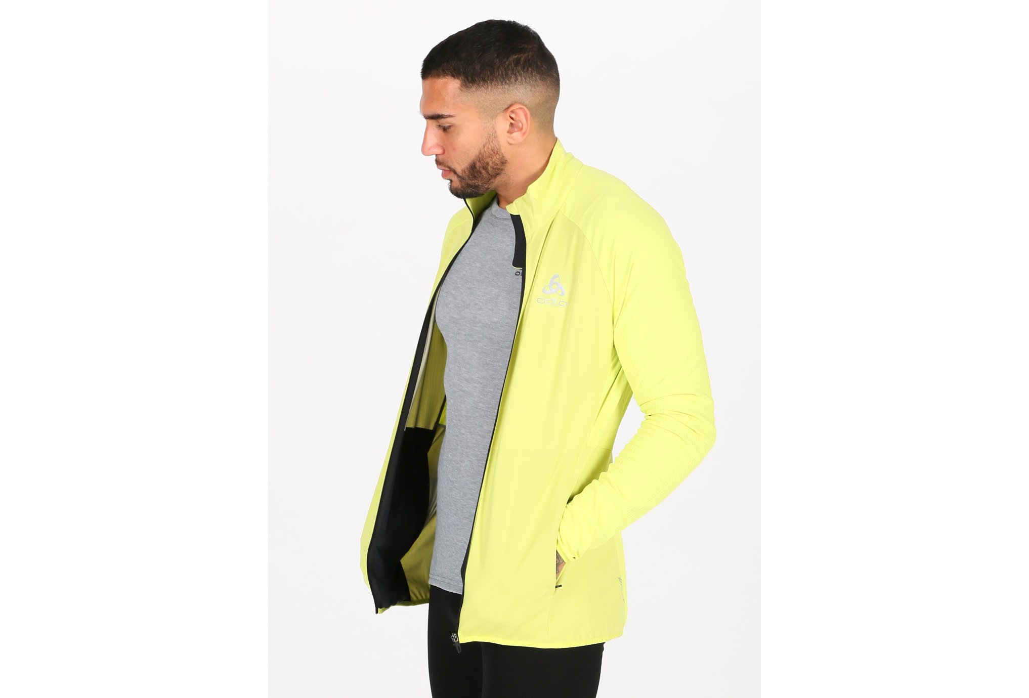 Odlo Zeroweight warm Hybrid M vêtement running homme