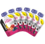 OVERSTIMS 6 Gourdes Mix Fruits - Pomme/fruits rouges/banane