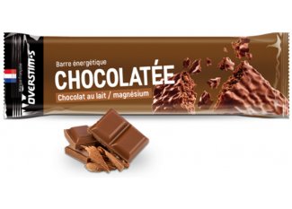 OVERSTIMS Barre Chocolatée Magnésium - Chocolat au lait