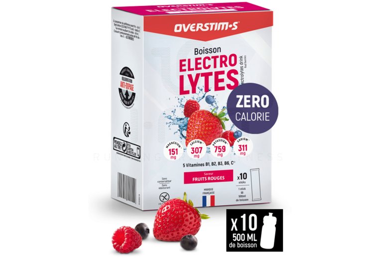 OVERSTIMS Elektrolytgetr�nk 80 g Rote Fr�chte
