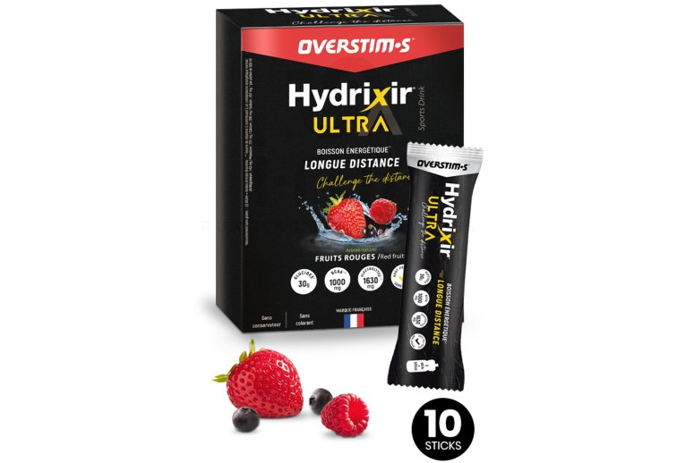 OVERSTIMS Boisson Hydrixir Ultra Rode vruchten