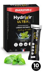 OVERSTIMS Boisson Hydrixir Ultra Menthe - 10 sticks