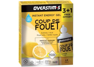 OVERSTIMS tui Gels Energie Instantane Coup de Fouet 3+1 - Citron