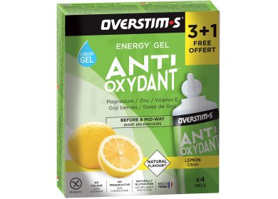 OVERSTIMS Étui Gels Liquides Antioxydant 3+1 - Citron