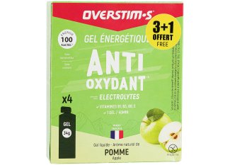 OVERSTIMS tui Gels Liquides Antioxydant 3+1 - Pomme verte