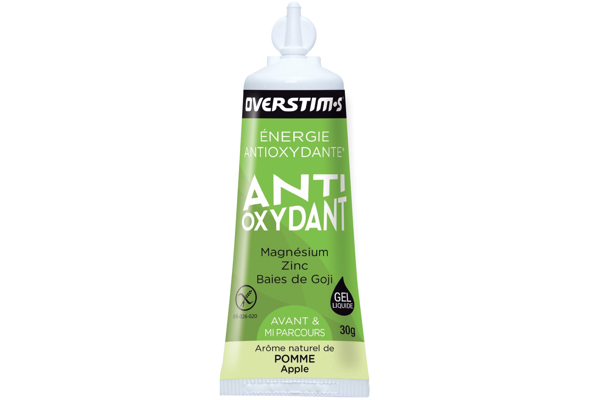 OVERSTIMS Gel Antioxydant - Pomme verte Diététique Gels