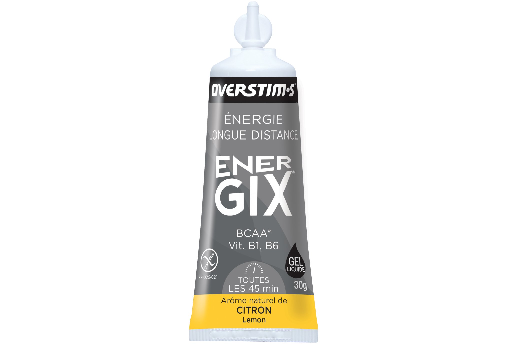 OVERSTIMS Gel Endurance Energix Liquide - citron Diététique Gels