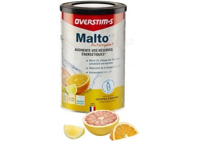 OVERSTIMS Malto Antioxydant 450 g - Cocktail d'agrumes 