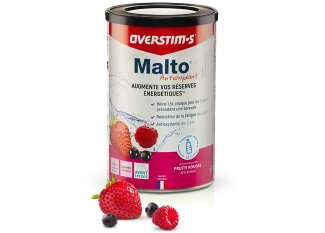 OVERSTIMS Malto Antioxidante 450 g - Frutos vermelhos