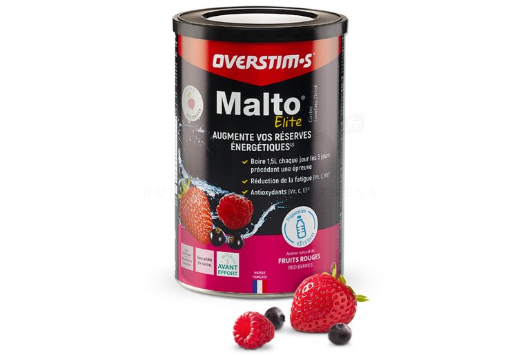 OVERSTIMS Malto Elite 450 g - Fruits rouges