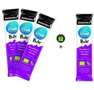 OVERSTIMS Pack de 3 UTMB Bar Bio + 1 offerte - Myrtille/Amande/Vanille