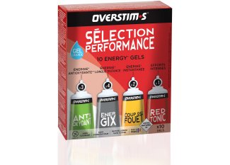 OVERSTIMS Pack �nerg�tique S�lection Performance Liquide 10 Gels