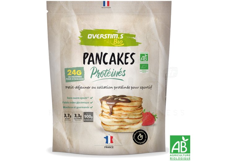OVERSTIMS Pancakes Protins Bio 900 g  - Nature