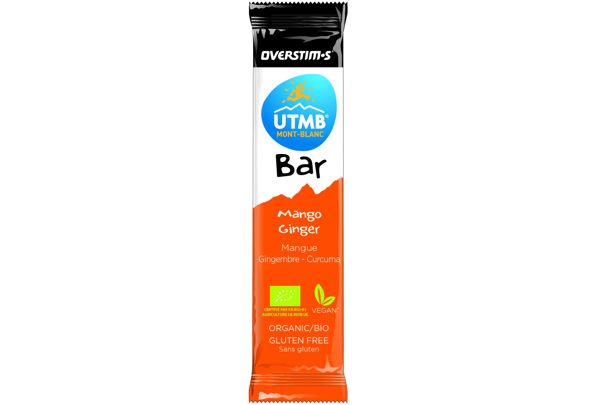 OVERSTIMS UTMB Bar - Mangue/Gimgembre/Curcuma Diététique Barres