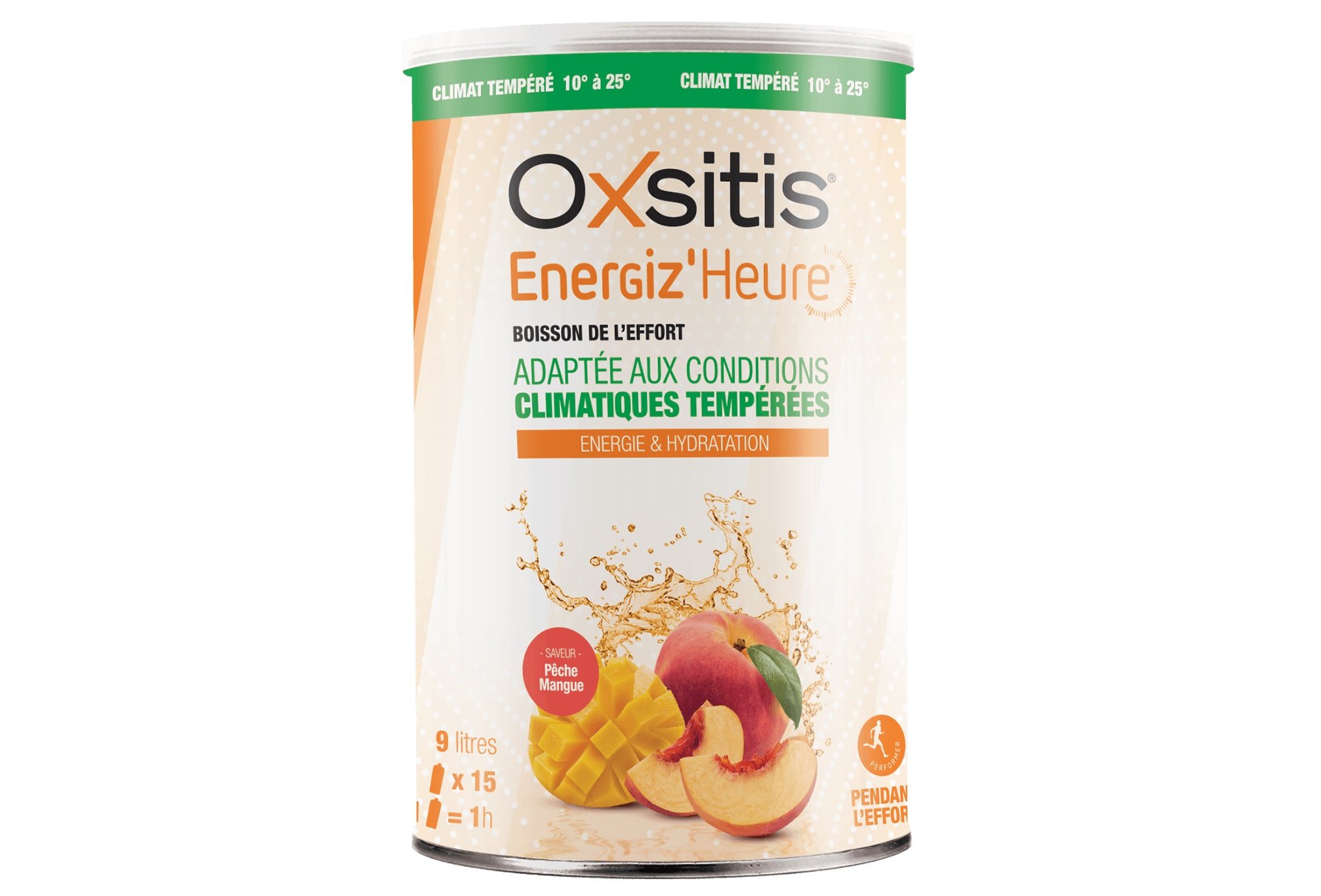 Oxsitis Boisson Energiz'Heure Climat Tempéré - Pêche/Mangue Diététique Boissons