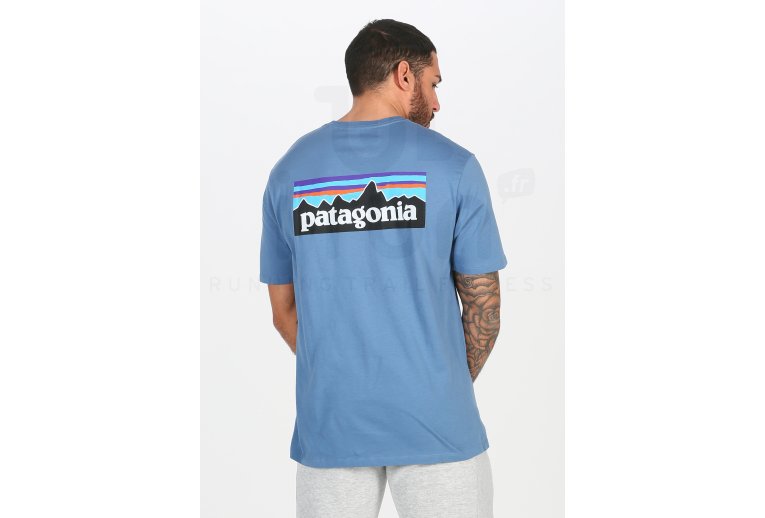 Patagonia camiseta manga corta Pastel P-6 Logo Organic Cotton Crew