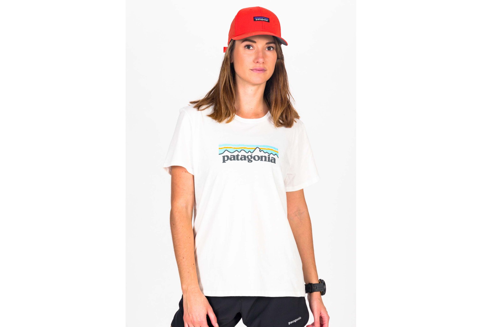 Patagonia Pastel P-6 Logo Organic Cotton Crew W vêtement running femme