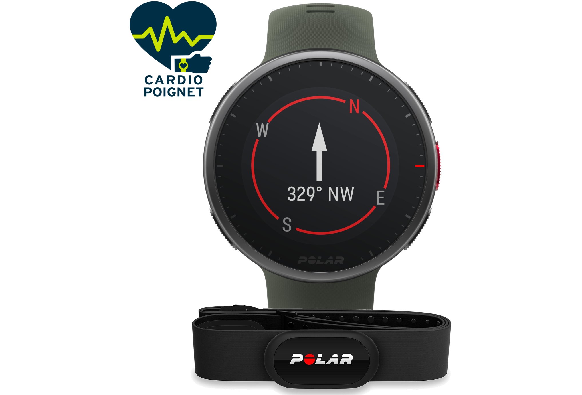 Polar Vantage V2 Pack H10+ - taille M/L Cardio-Gps