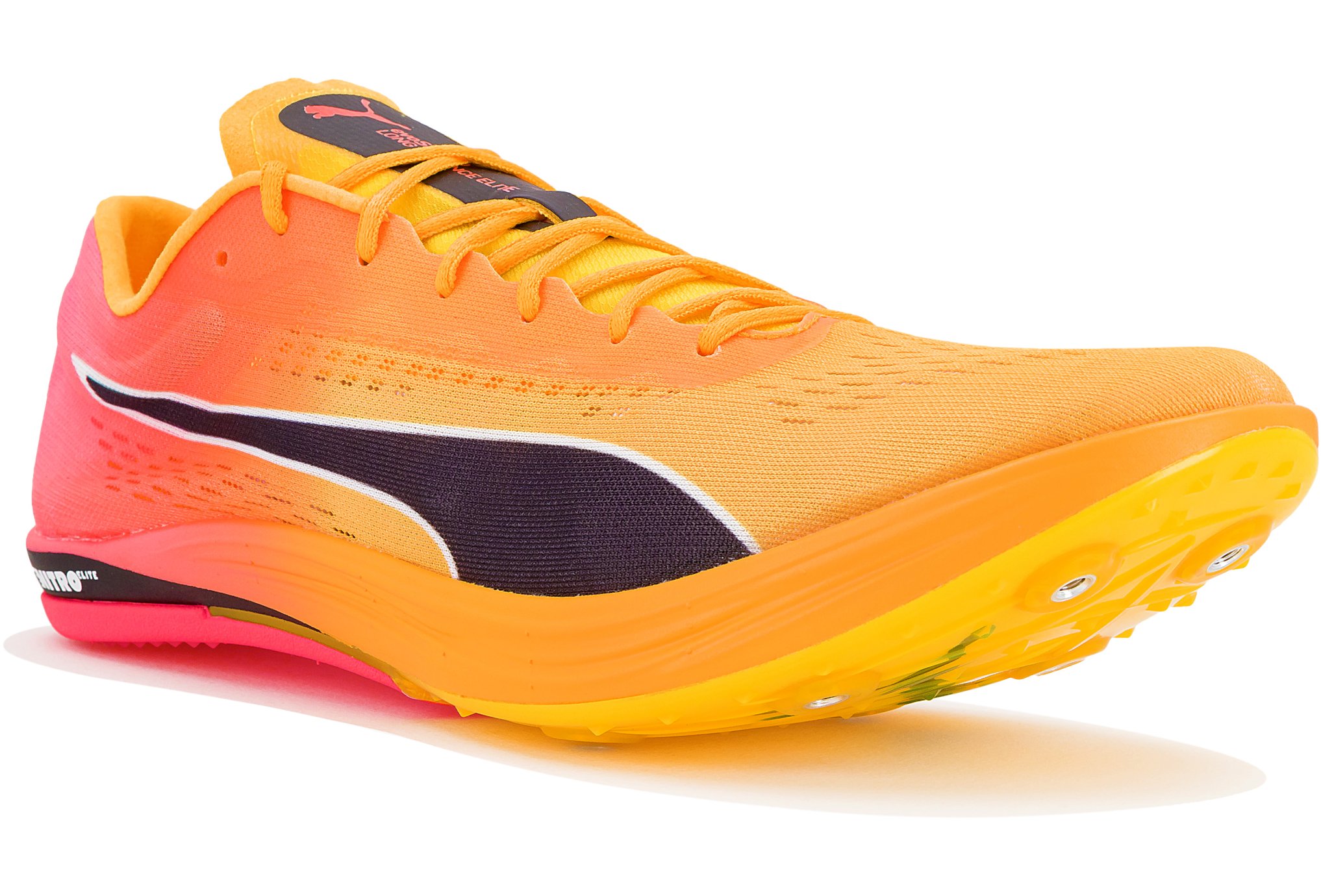 【新品】Puma EVOSPEED LONG DISTANCE NITRO Puma evoSpeed Long Distance Nitro Elite 2 Running Spikes - Orange