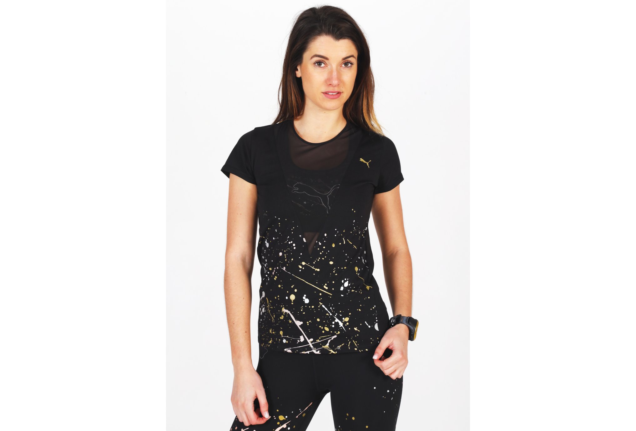 Puma Metal Splash Deep V W vêtement running femme