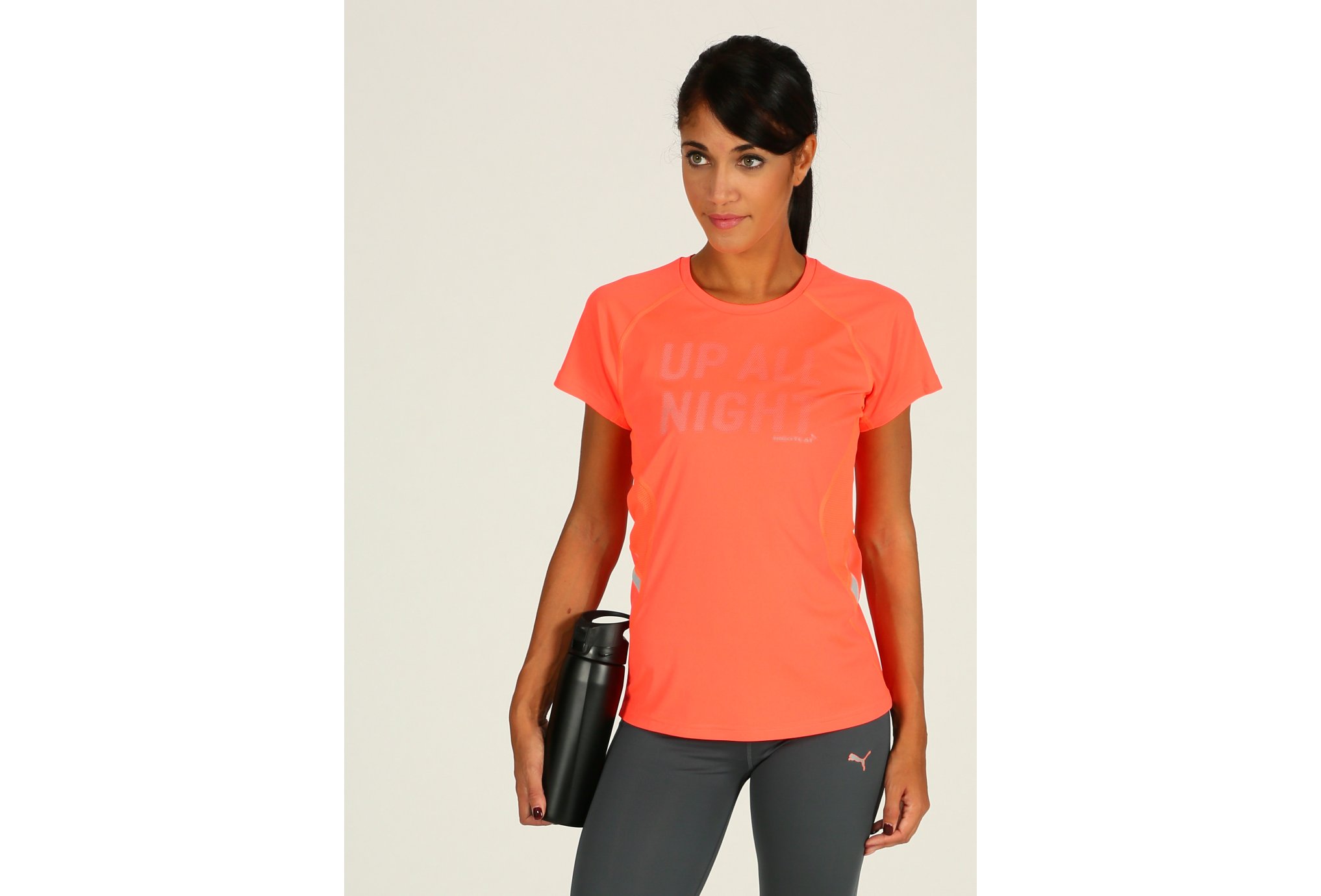 Puma Tee-shirt Night Cat Logo W Diététique Vêtements femme