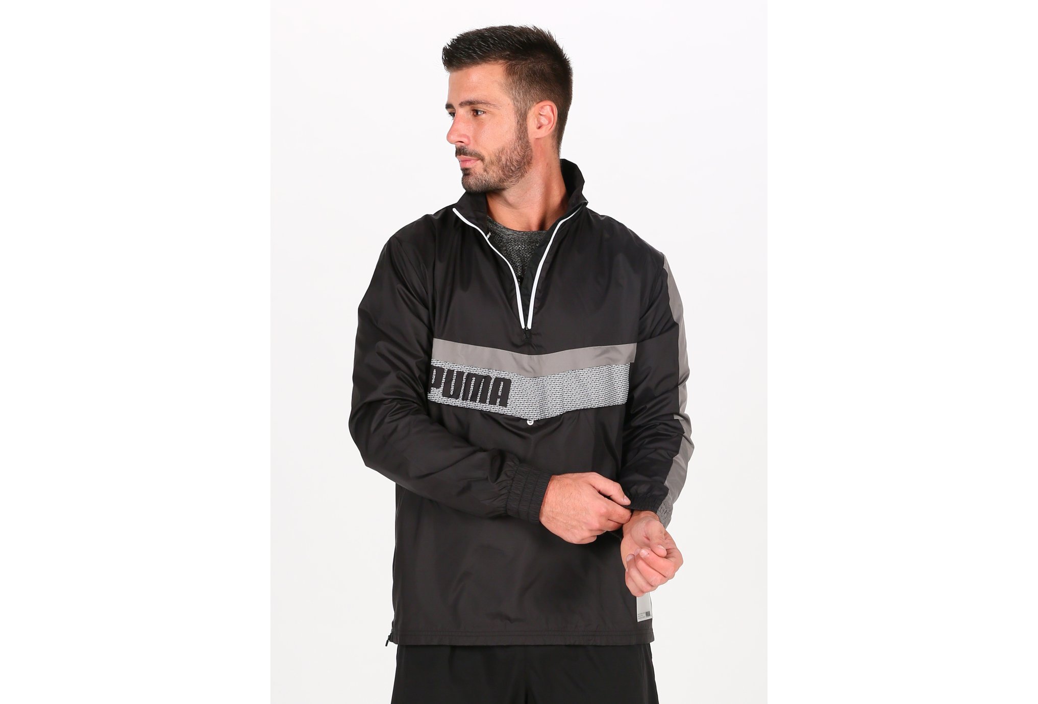 Puma Train Woven 1/2 Zip M vêtement running homme