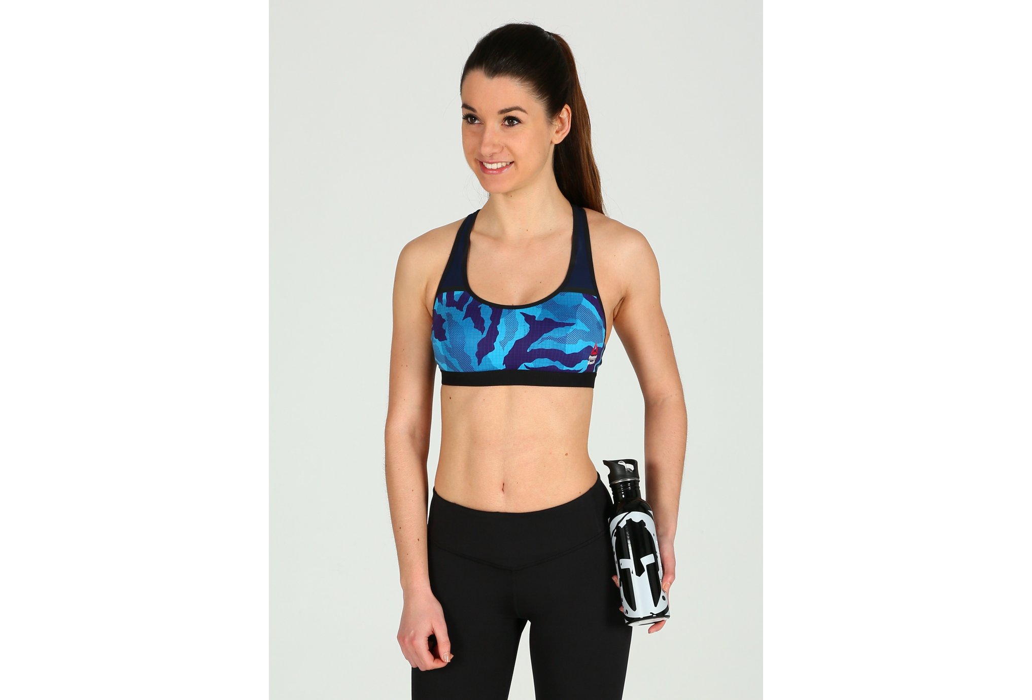 Reebok Brassière CrossFit Racer AOP Diététique Vêtements femme
