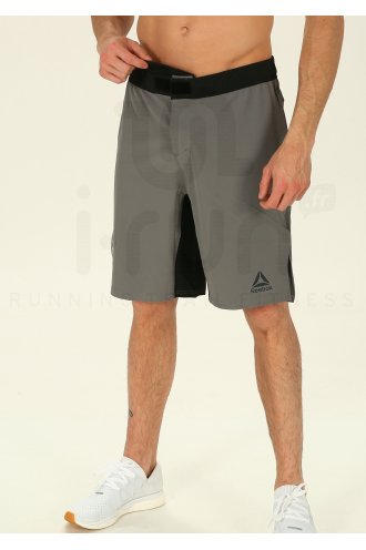 shorts reebok homme argent