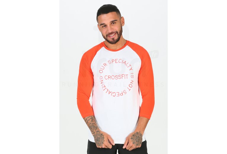 Reebok Camiseta manga 3/4 CrossFit Raglan