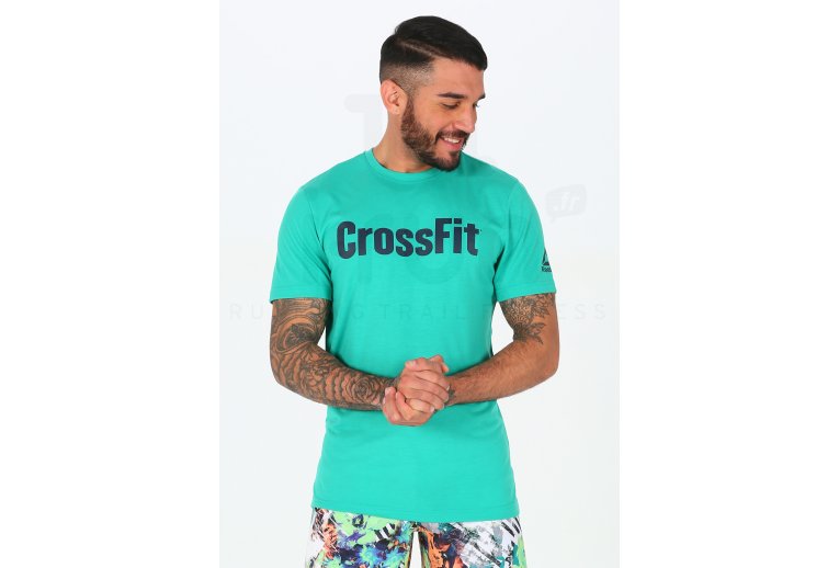 camisetas reebok crossfit verdes