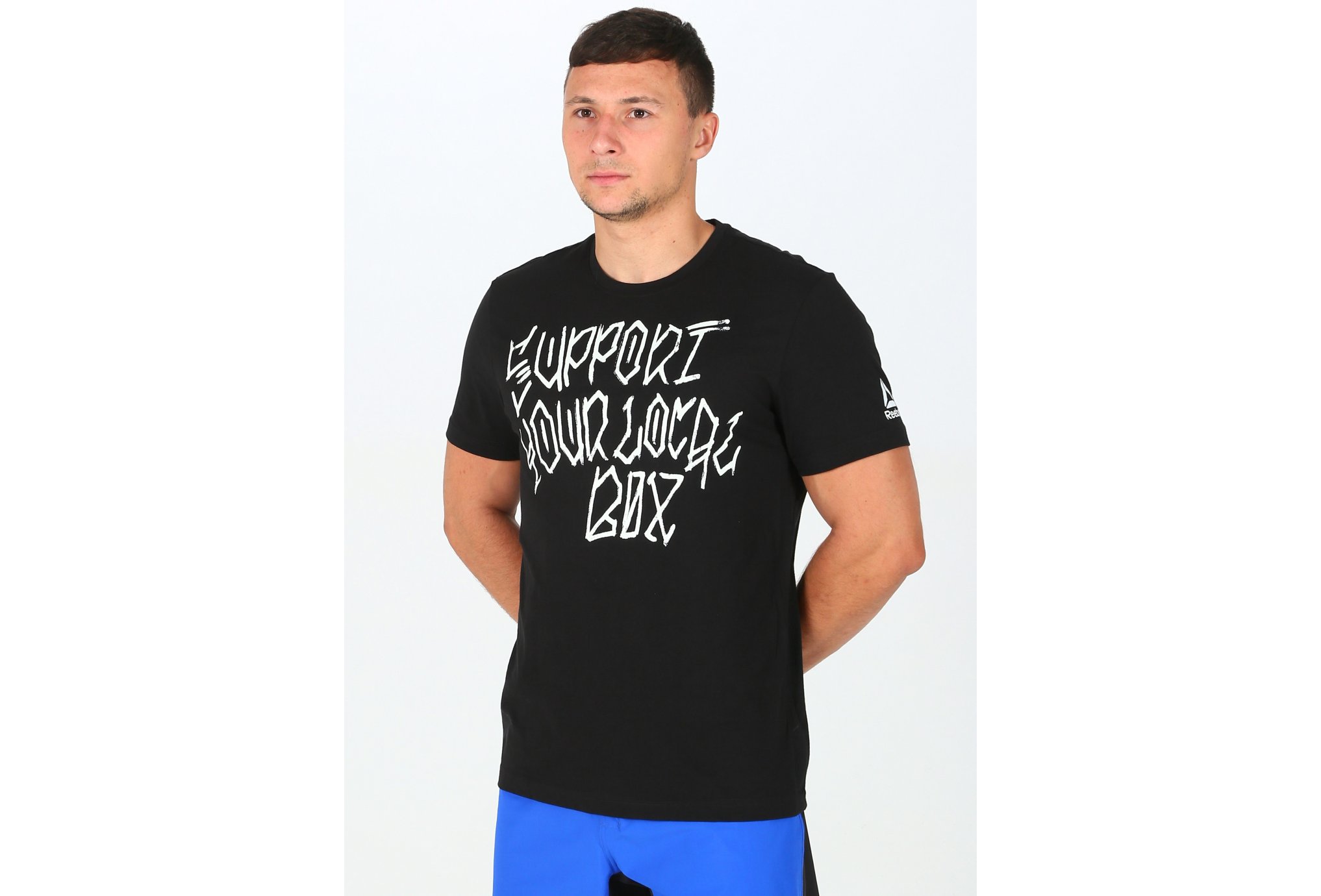Reebok Crossfit support your local box m dittique vtements homme