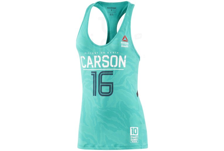 ででこ Ropa Deportiva Reebok Crossfit Games Mujer Azul Camiseta Básica De