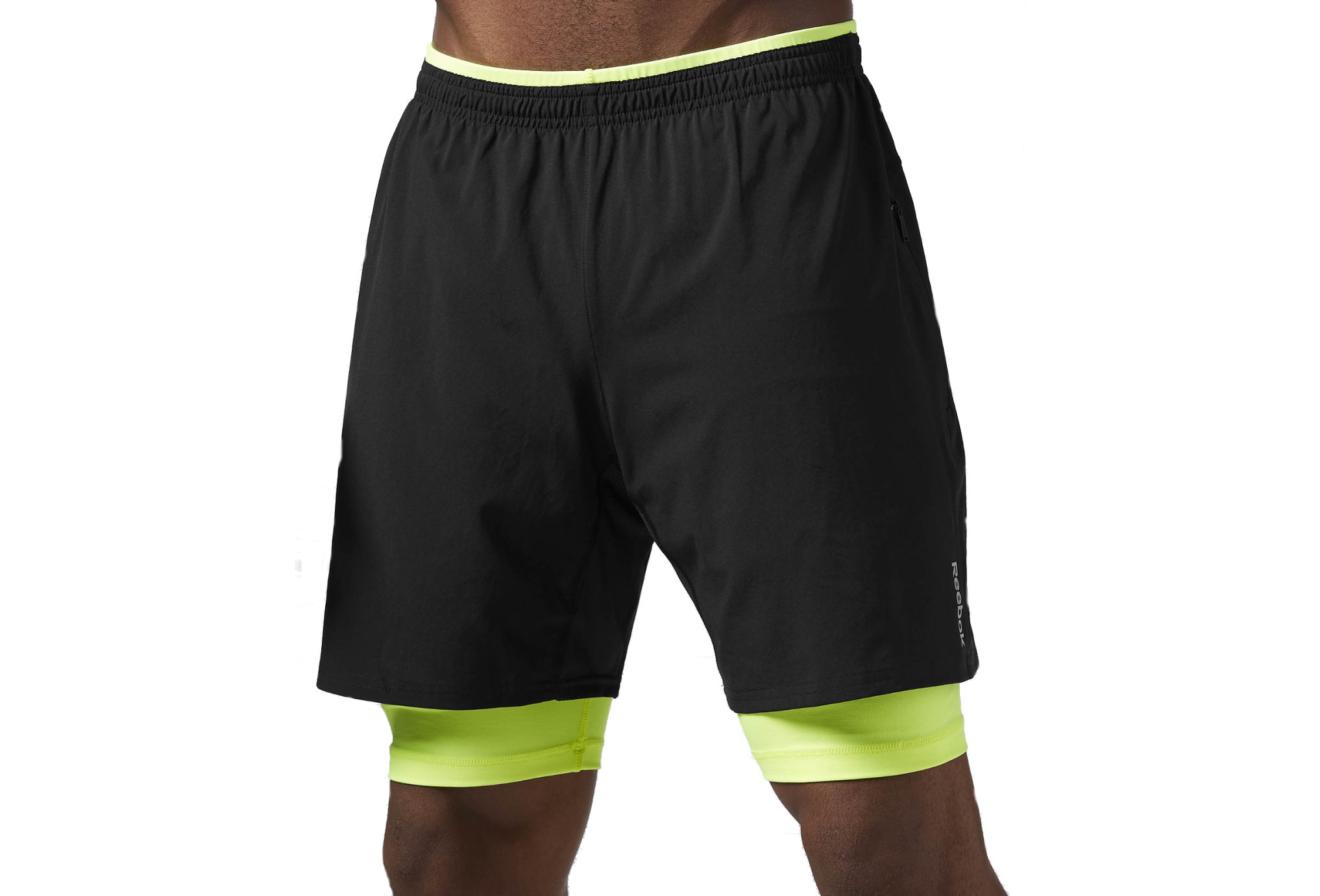 Reebok Short Essentials Running 2en1 M homme pas cher