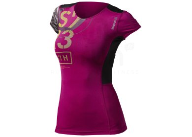 tee shirt reebok femme rose