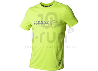 tee shirt reebok homme verte