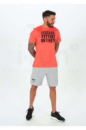 shorts reebok ufc homme argent